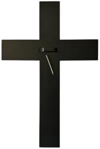 Latin cross in a minimalist and clean design, made of precision laser-cut metal